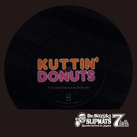 Dr.Suzuki - 7" Kuttin Donuts Slipmats Black