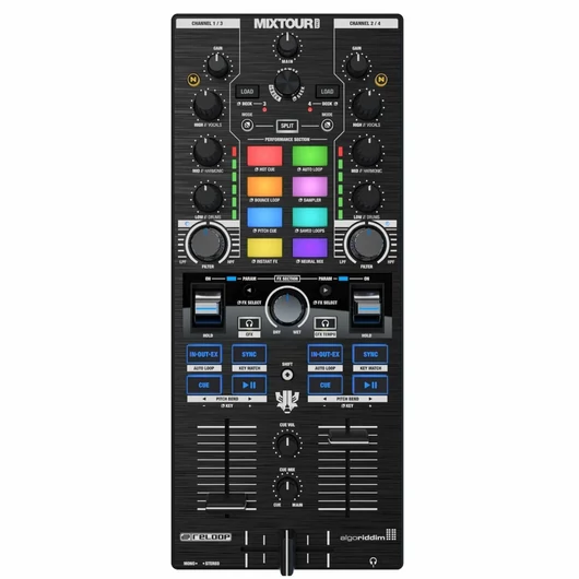 Reloop - Mixtour Pro Professzionális négy csatornás DJ kontroller