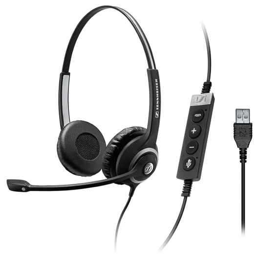 Epos - Impact SC 260 USB MS II Binaurális headset USB csatlakozóval és Call Controll funkcióval MS Lync-hez