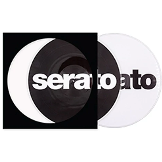 Serato logós picture bakelit lemezpár, 12