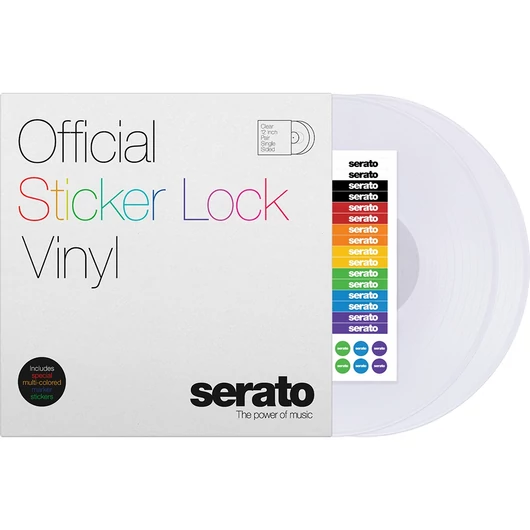 Serato Sticker Lock timecode bakelit lemezpár, 12