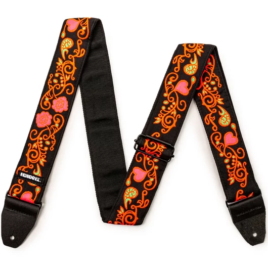 Dunlop - JH23 Jimi Hendrix Blacklight Monterey Orange gitárheveder