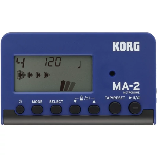 Korg - MA-2-BLBK, digitális metronóm, kék/fekete színben