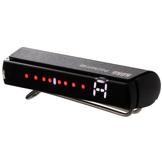 Korg - PST1 BK Pitchstrap hevederre csíptethető, diszkrét gitárhangoló, fekete