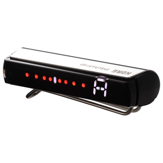 Korg - PST1 SV Pitchstrap hevederre csíptethető, diszkrét gitárhangoló, ezüst