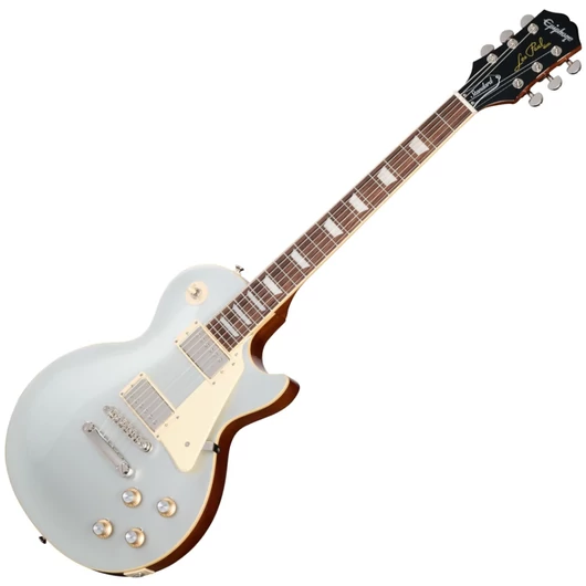 Epiphone - Les Paul Standard 60s Figured elektromos gitár tokkal, Silver Mist