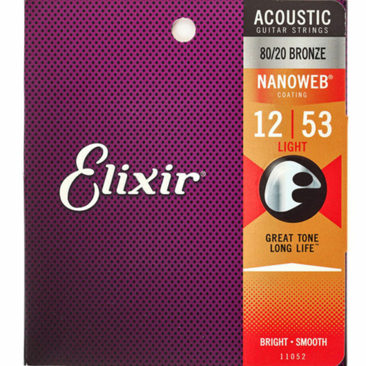Elixir - 012 - 053 Light Akusztikus gitárhúr