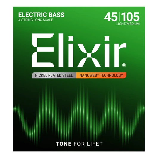 Elixir - 45 - 105 Medium basszusgitár húr