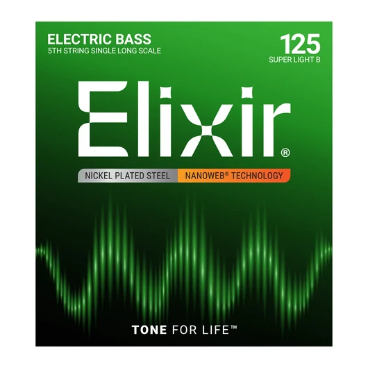 Elixir - NanoWeb 5th .125 Super Light B basszugitár húr