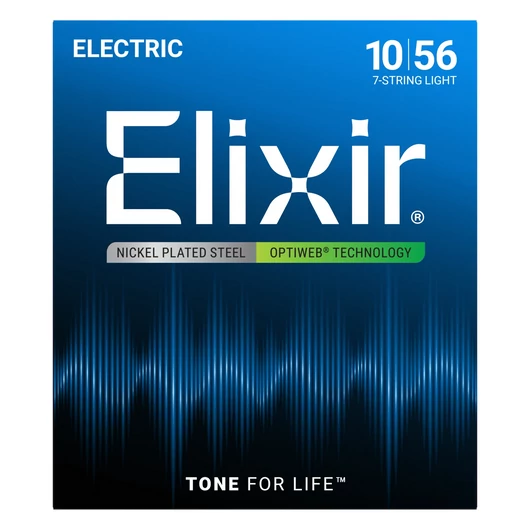 Elixir - OPTIWEB Coating Light 10-56 7-húros elektromos gitárhúr