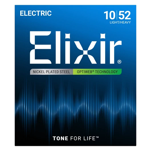 Elixir - OPTIWEB Coating Light/Heavy 10-52 elektromos gitárhúr