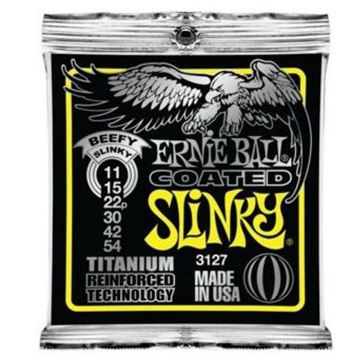 Ernie Ball - Coated Titanium RPS Beefy Slinky 11-54 Elektromos Gitárhúr készlet