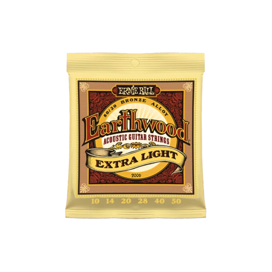 Ernie Ball - Earthwood Bronze Extra Light 10-50 Akusztikus Gitárhúr készlet