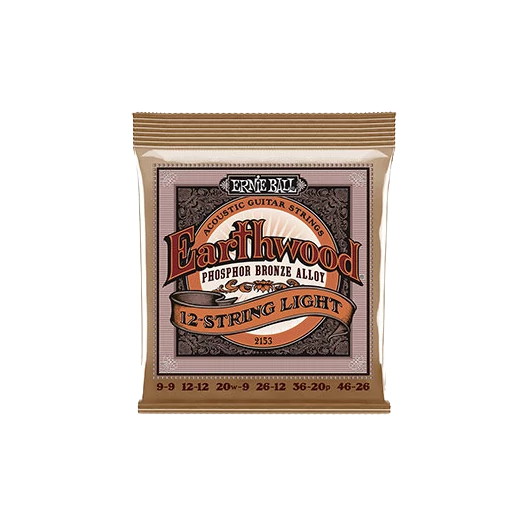 Ernie Ball - Earthwood Phosphor Bronze 12 String Light 11-52 Akusztikus Gitárhúr készlet 12-húros