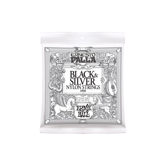 Ernie Ball - Ernesto Palla Classical Black&Silver 28-42 Klasszikus Gitárhúr készlet