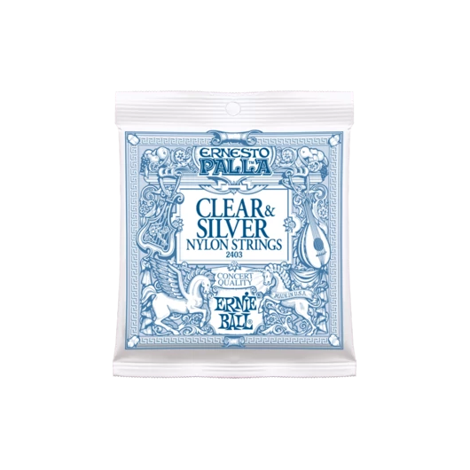 Ernie Ball - Ernesto Palla Classical Clear&Silver 28-42 Klasszikus Gitárhúr készlet