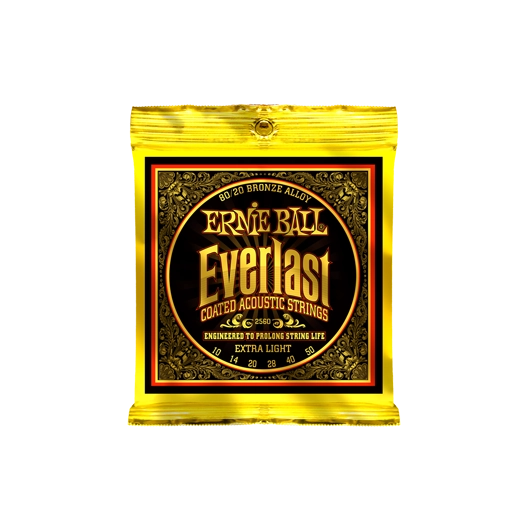 Ernie Ball - Everlast Coated Bronze Extra Light 10-50 Akusztikus Gitárhúr készlet