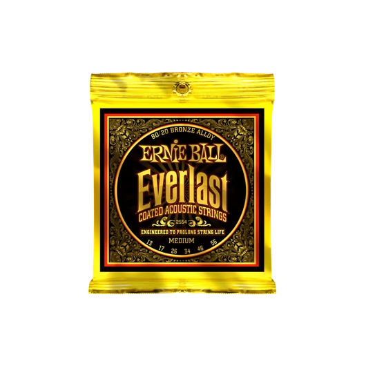Ernie Ball - Everlast Coated Bronze Medium 13-56 Akusztikus Gitárhúr készlet
