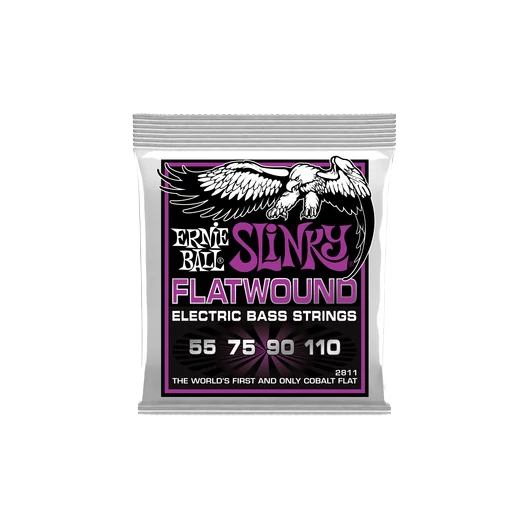Ernie Ball - Flatwound Power Slinky Bass 55-110 Basszusgitárhúr készlet