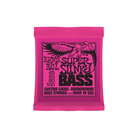 Ernie Ball - Nickel Wound Super Slinky Bass 45-100 Elektromos Basszusgitárhúr készlet