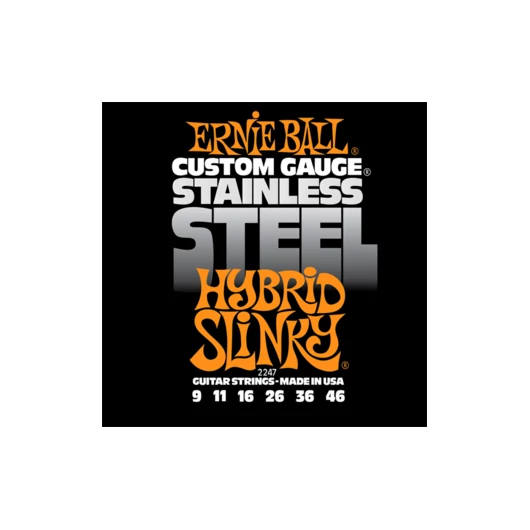 Ernie Ball - Stainless Steel Hybrid Slinky 9-46 Elektromos Gitárhúr készlet