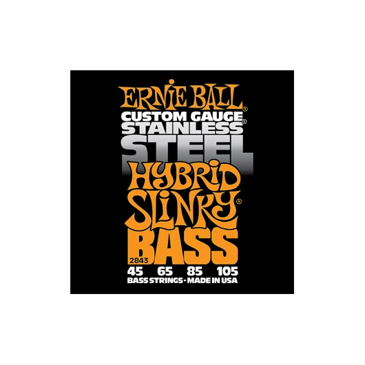 Ernie Ball - Stainless Steel Hybrid Slinky Bass 45-105 Basszusgitárhúr készlet