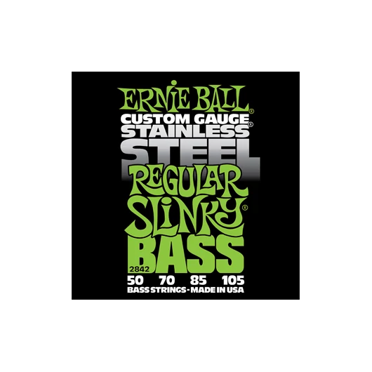 Ernie Ball - Stainless Steel Regular Slinky Bass 50-105 Basszusgitárhúr készlet
