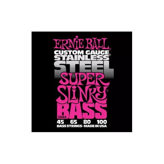 Ernie Ball - Stainless Steel Super Slinky Bass 45-100 Basszusgitárhúr készlet