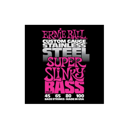 Ernie Ball - Stainless Steel Super Slinky Bass 45-100 Basszusgitárhúr készlet