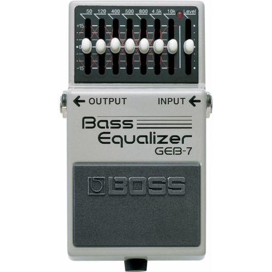 Boss - GEB-7 Bass Equalizer hangszínszabályzó effektpedál basszusgitárhoz