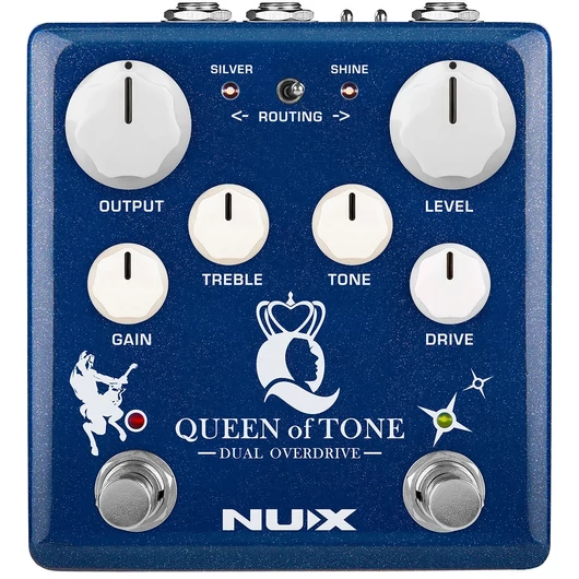 Nux - NDO-6 Queen of Tone Dual Overdrive pedál