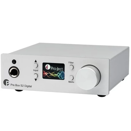 Pro-Ject - Pre Box S2 Digital 2023 edition - DAC és előfok ezüst