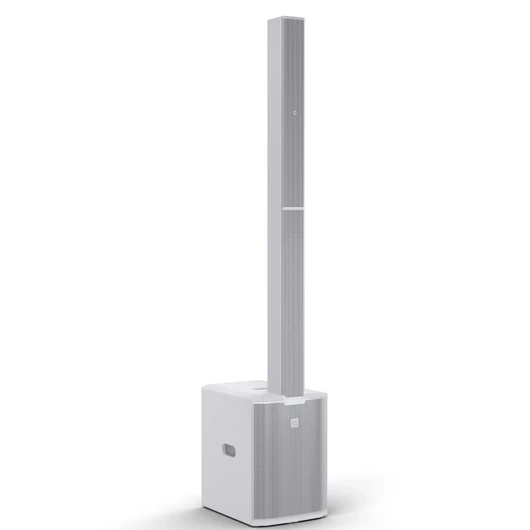 LD Systems MAUI 28 G3 MIX W kompakt oszlop PA rendszer digitális keverővel,kardioid iránykarakterisztika, fehér