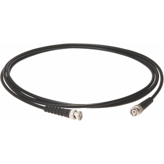 Klotz - WordClock kábel, 1 m Telegartner aranyozott BNC - BNC csatlakozók + RG59B/U fekete, koaxiális kábel