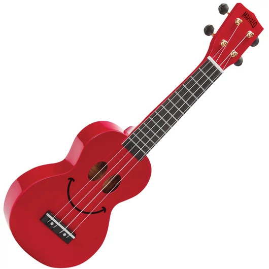 Mahalo - U-SMILE Szoprán ukulele red