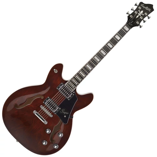 Hagstrom - Super Viking Transparent Brown Elektromos jazz gitár