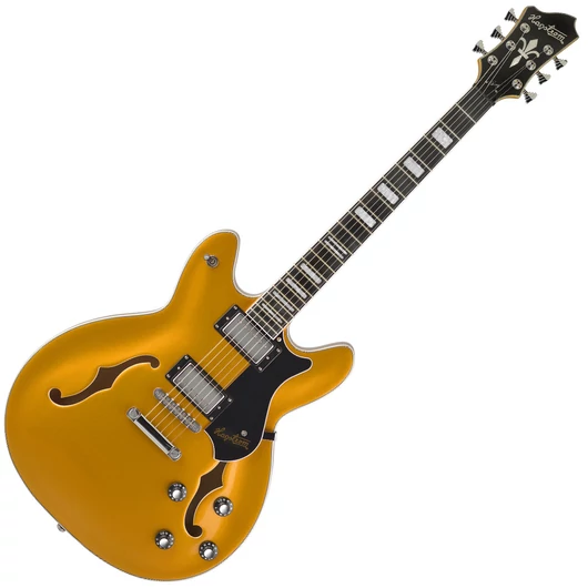 Hagstrom - Viking Gold Metallic Elektromos jazz gitár