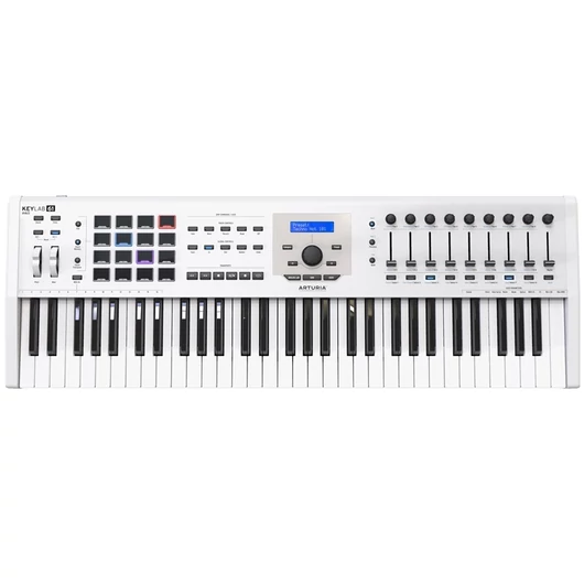 Arturia - KeyLab mkII 61 White, szemből