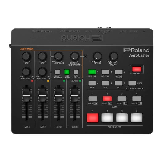 Roland - VRC-01 AeroCaster, AV Streaming Keverő