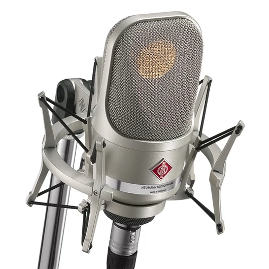 Neumann - TLM 107 Studioset, nagymembrános mikrofon kengyellel, ezüst