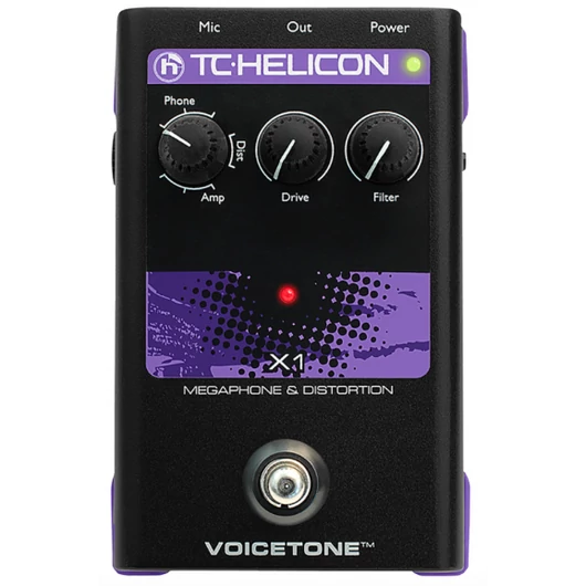 TC Helicon - VoiceTone X1 Megafon torzító pedál