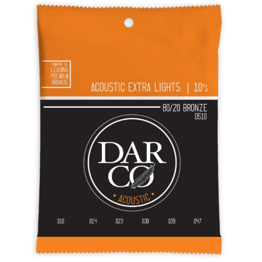Darco akusztikus bronz, Extra light 10-47