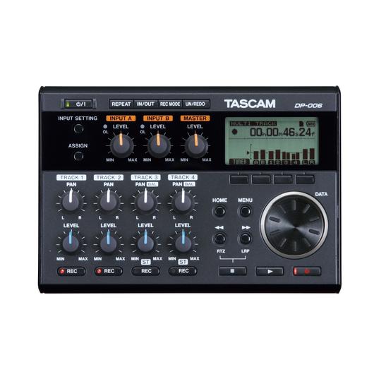 Tascam - DP-006 6 sávos SD memóriás hordozható rögzítő