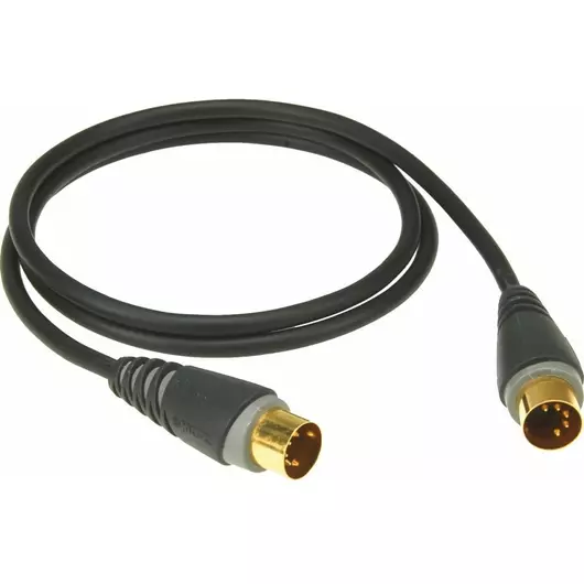 Klotz - MIDI kábel 1 m Klotz aranyozott DIN5 - DIN5 csatlakozók