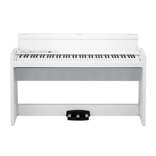 KORG - LP-380U WH, slim design digitális zongora, 88 billentyű, RH3 mechanika, fehér, billentyűfedéllel, USB MIDI csatlakozóval