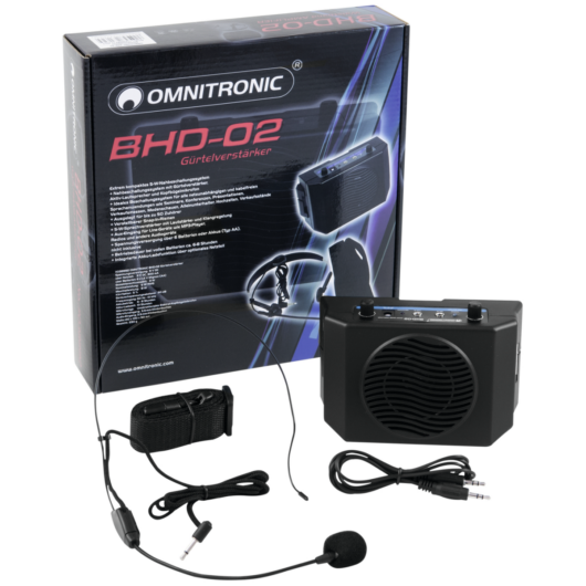 OMNITRONIC - BHD-02 Waistband Amplifier