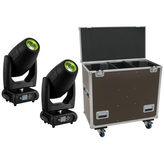 EUROLITE Set 2x DMH-300 CMY Moving-Head + Case