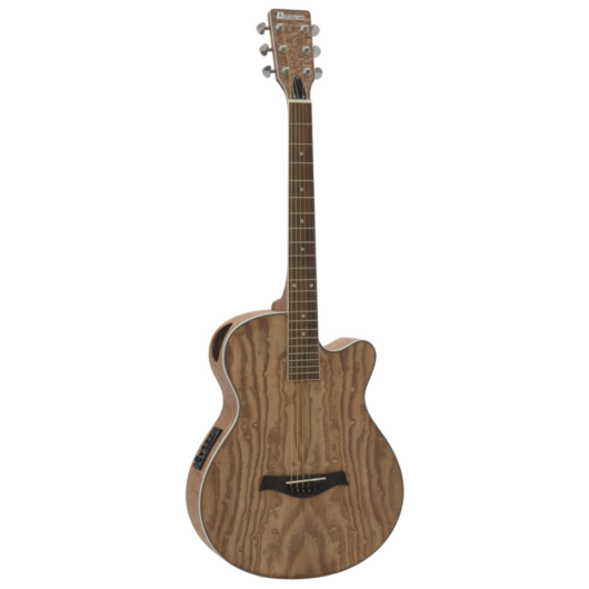 Dimavery - SP-100 Western gitár, elektronikával, natúr színben, szemből