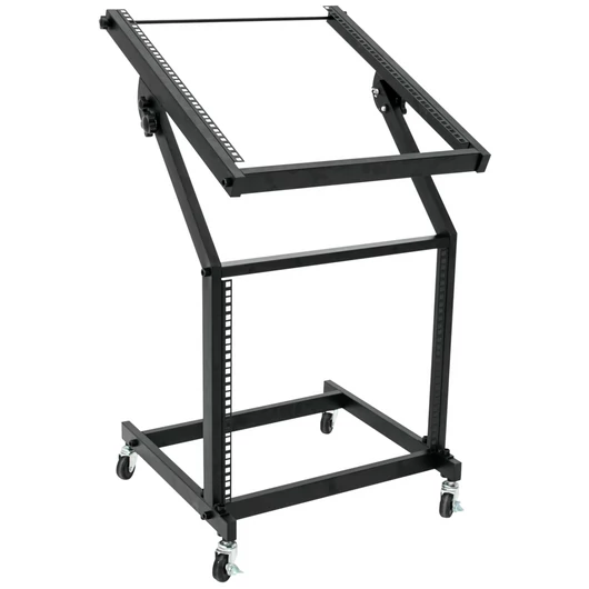 OMNITRONIC - Rack Stand 12U/10U adjustable on Wheels