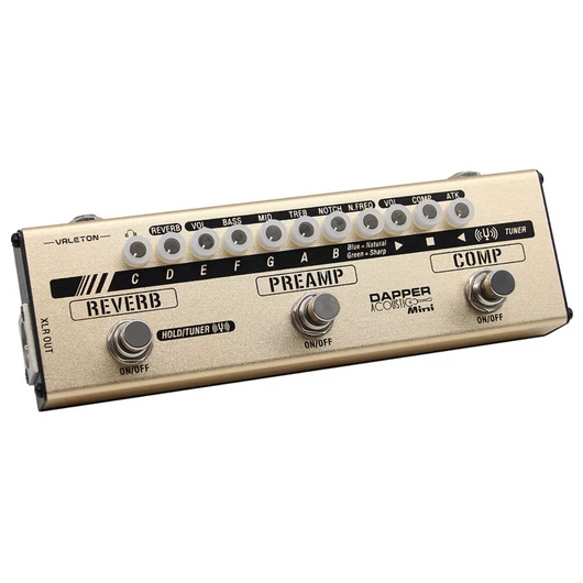 Valeton - VT-MES-4 Dapper Acoustic Mini effekt strip